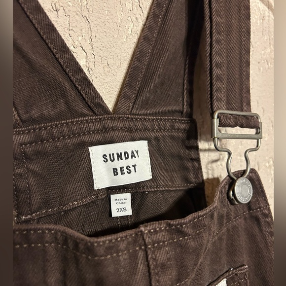 Sunday Best Black Utility Overalls Jumpsuit - Picture 2 of 5